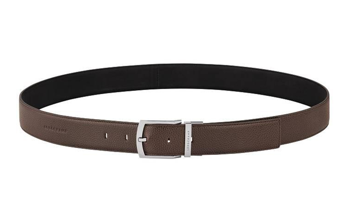 

LONGCHAMP Кожаный ремень мужской шириной 3.5 см, Brown