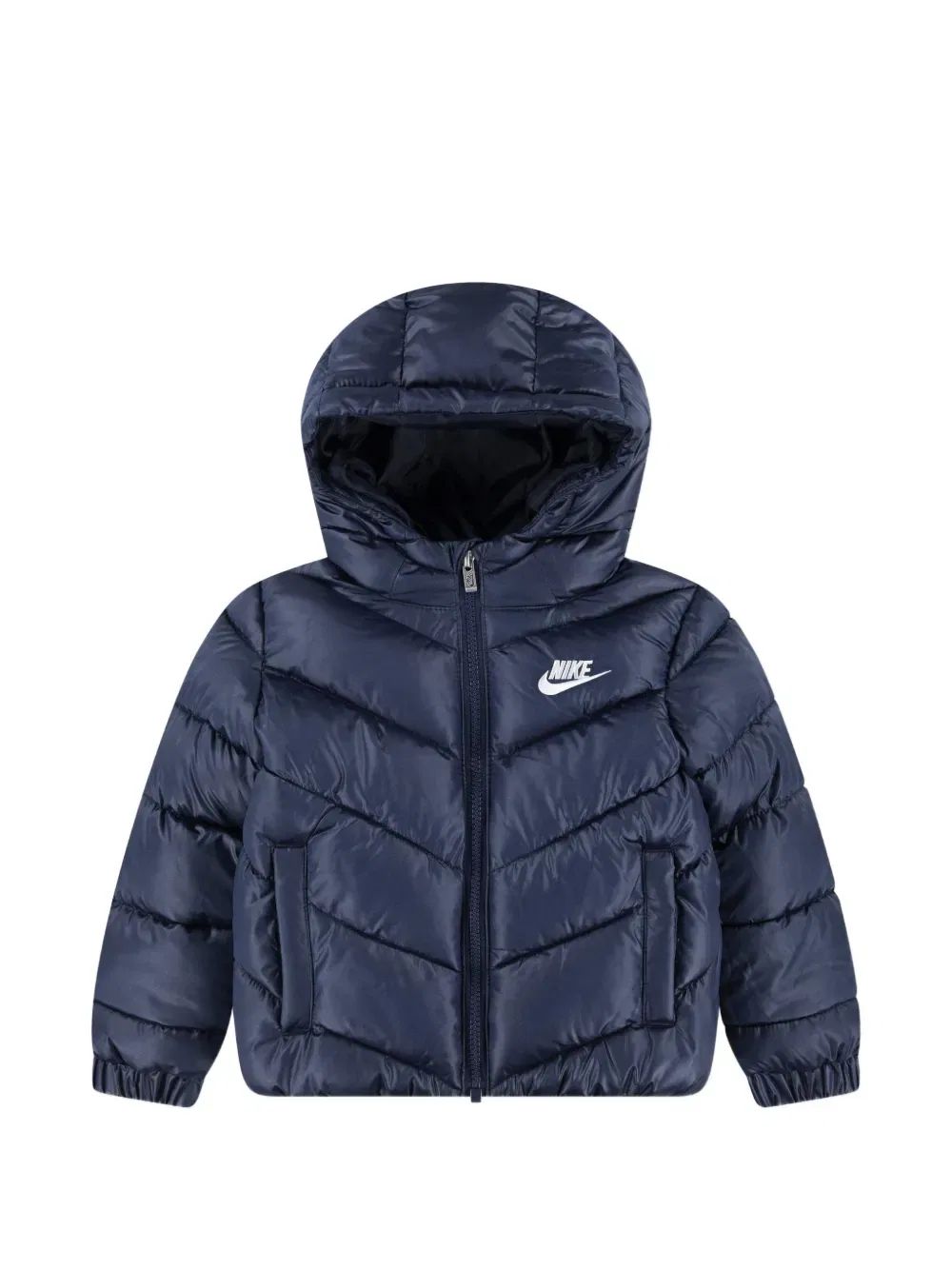 Куртка с капюшоном и вышивкой логотипа Nike Kids, синий