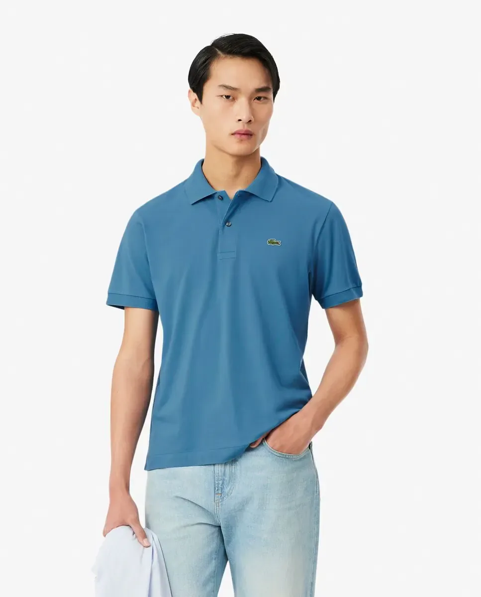 Классическая мужская футболка LIGHT с коротким рукавом Lacoste, Azul Océano