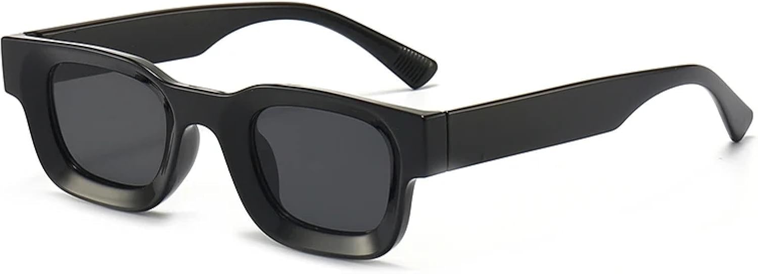 

Солнцезащитные очки с защитой UV400 | Маленькие черные линзы в стиле панк | для женщин и мужчин, для занятий спортом на открытом воздухе и вождения DSVIGF, 23-mn5306-c1