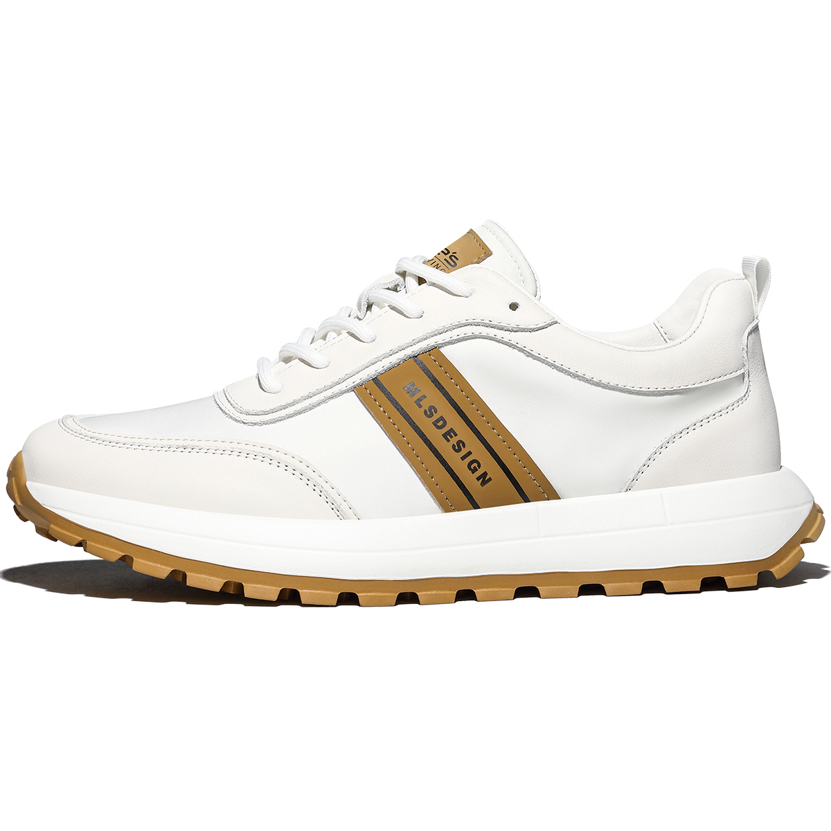 

Кроссовки мужские низкие casual Millies, белый желтый All-Season