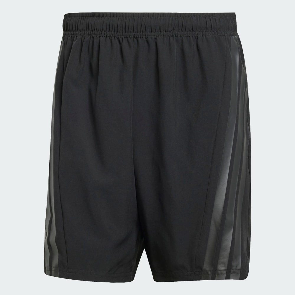 Спортивные шорты Adidas Designed-for-Training 3-Stripes Shorts, черный — фото 4