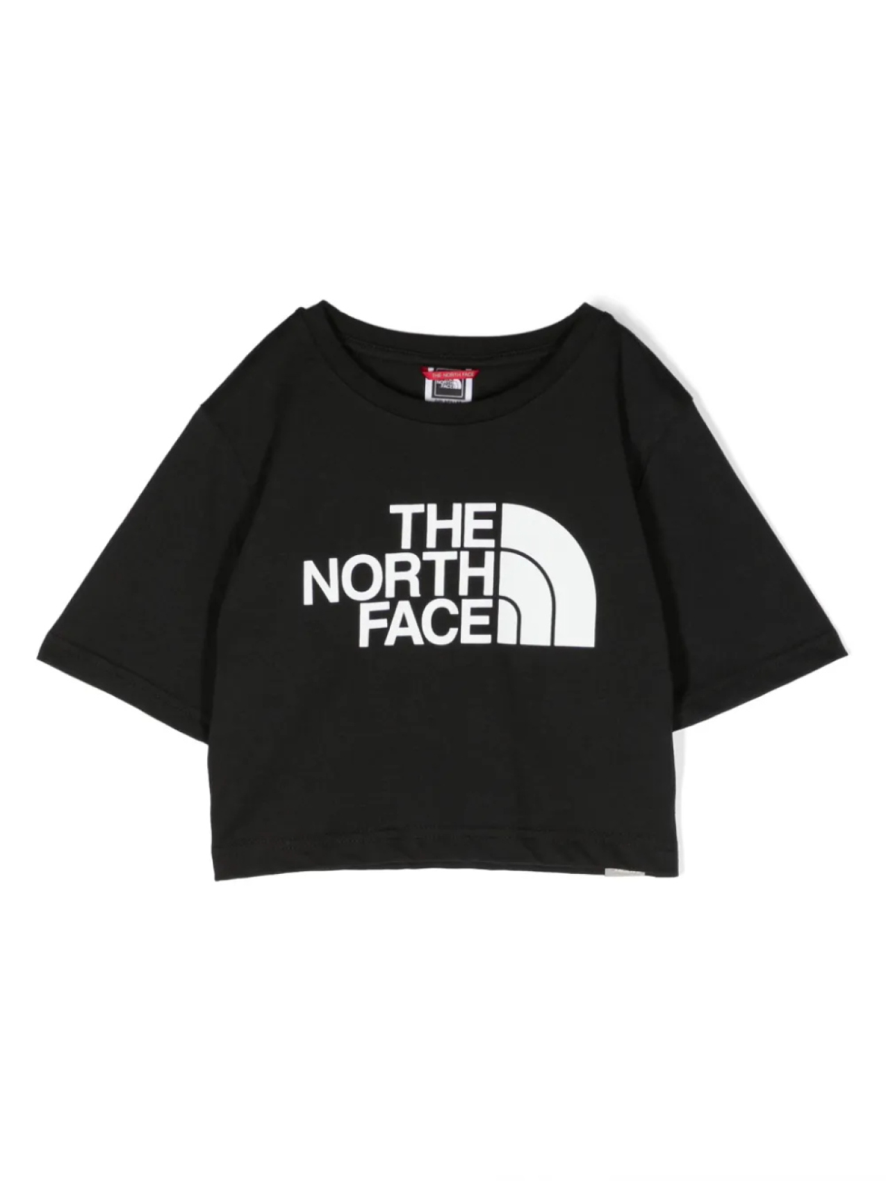 

The North Face Kids укороченная футболка с логотипом, черный