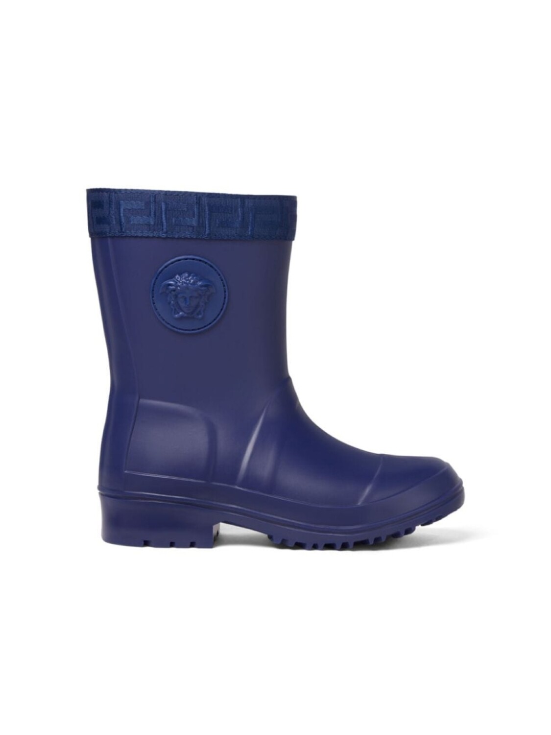 

Versace Kids ботинки Medusa Head с декором Greca, синий