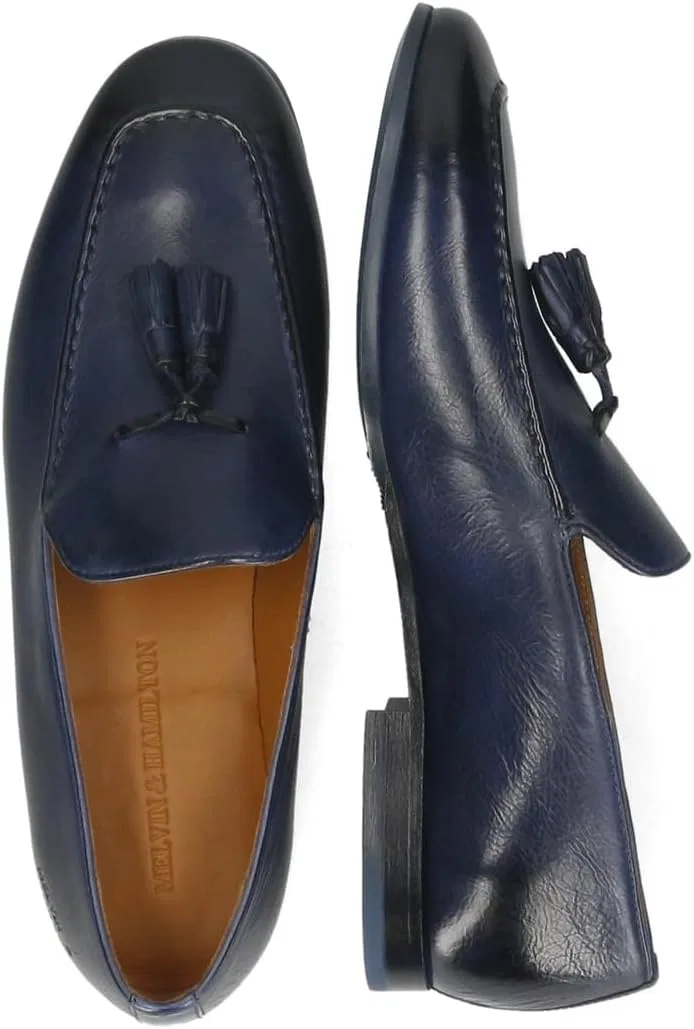 Лоферы Melvin & Hamilton Clive 20, Navy Blue — фото 2