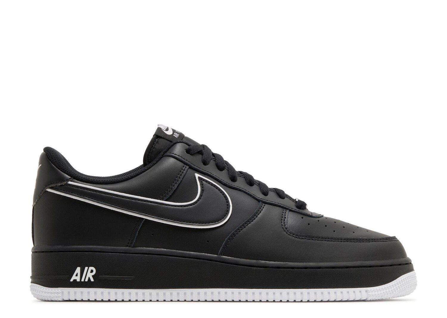 

Кроссовки Nike Air Force 1 '07 'Black White', черный, Черный;серый, Кроссовки Nike Air Force 1 '07 'Black White', черный