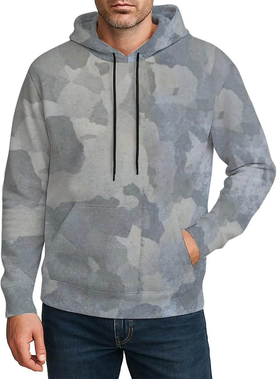 

Графический худи Unisex Purple Pink Camo, с карманом и кулиской Deovige