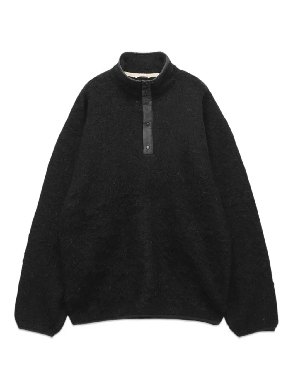 

Фактурный свитер Nanamica, черный