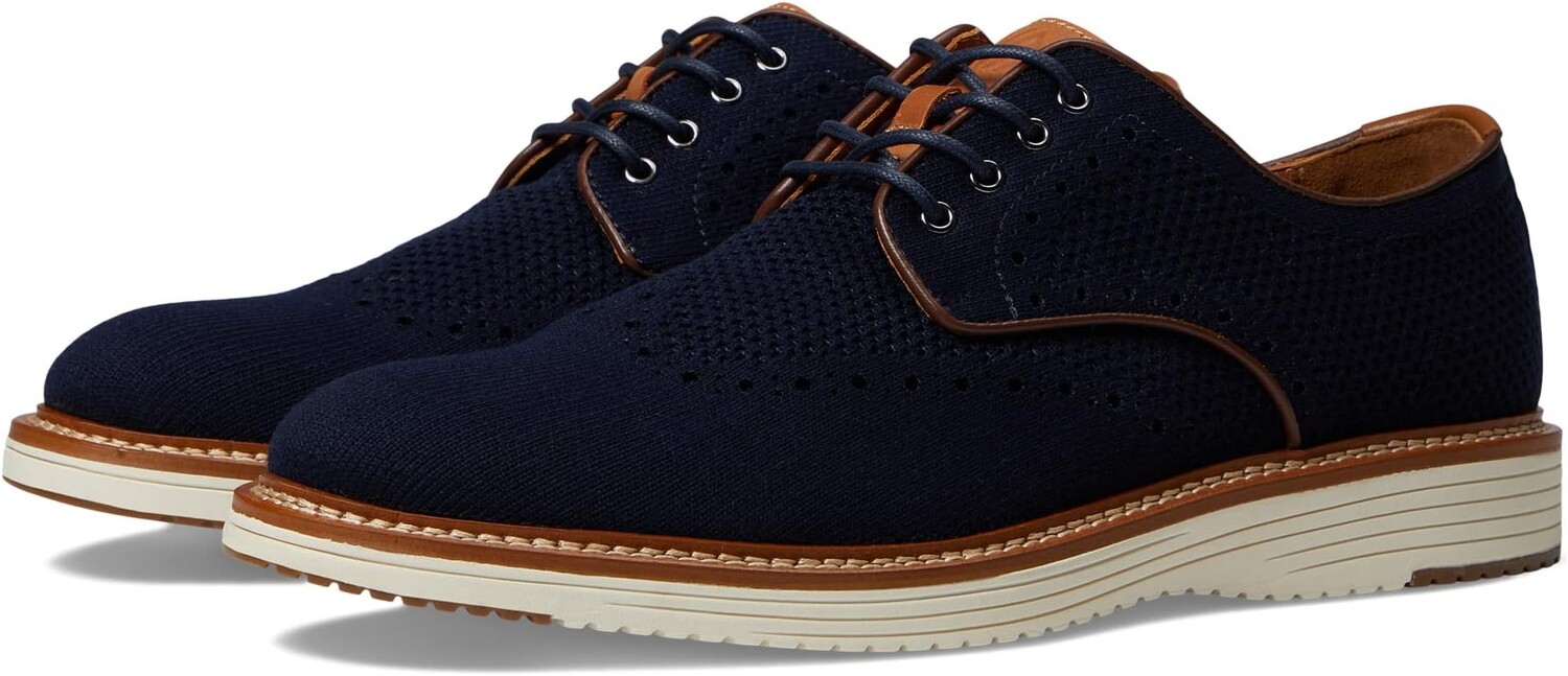 

Оксфорды Upton Knit Wing Tip Johnston & Murphy, цвет Navy Knit