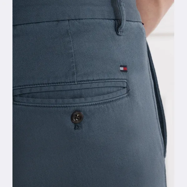 Брюки-Чиносы узкого кроя Tommy Hilfiger, синий — фото 4