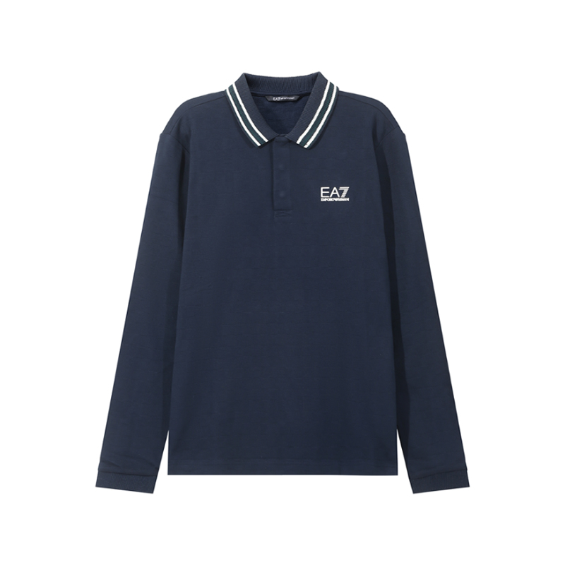 

EMPORIO ARMANI Поло EA7 мужское темно-синее, Синий, EMPORIO ARMANI Поло EA7 мужское темно-синее