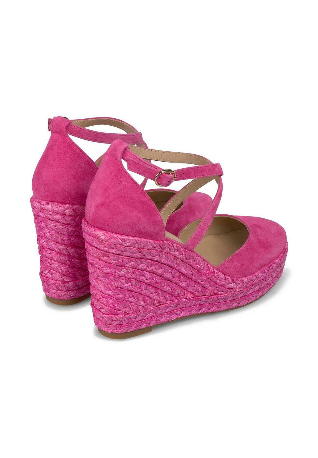 Босоножки на платформе High heels Alma en Pena, цвет Fucsia Jaspeado — фото 4