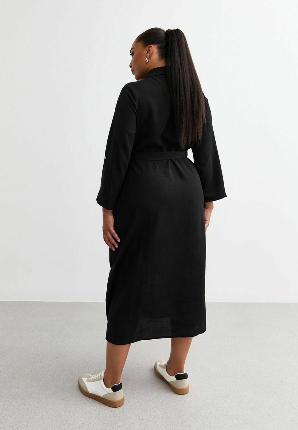 

Платье-рубашка CURVES New Look Curves, черный