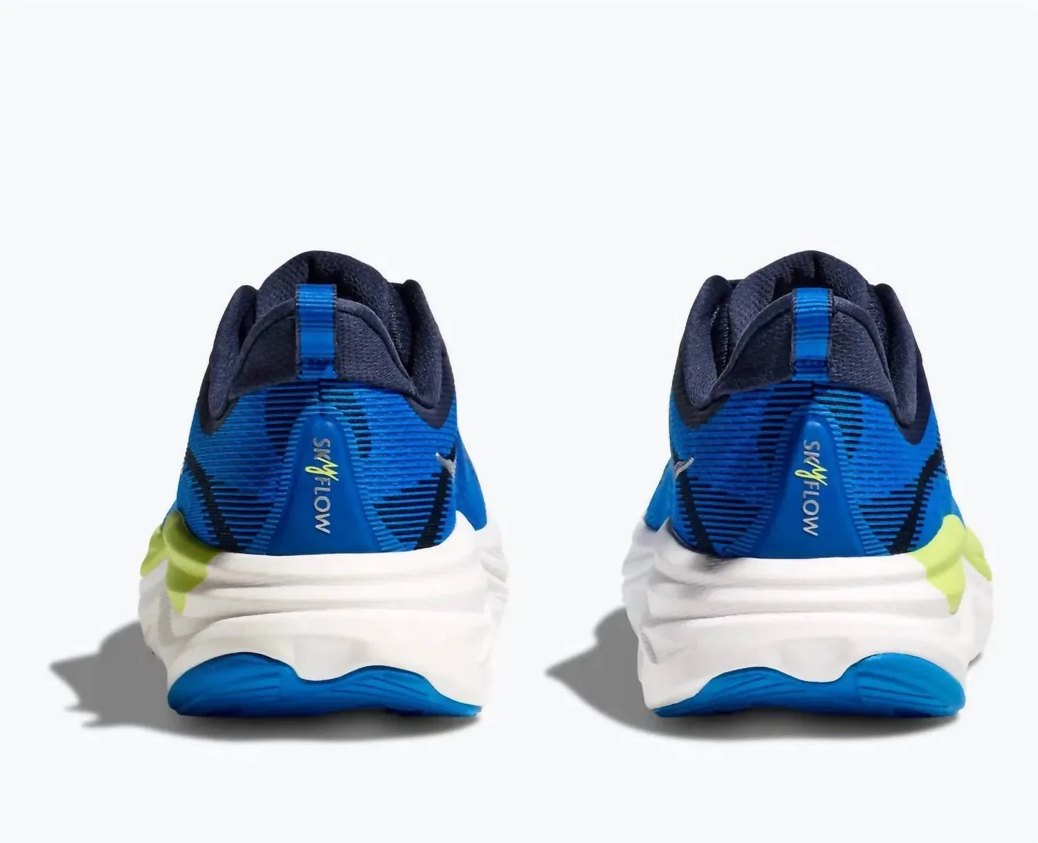Hoka Мужские кроссовки Skyflow в цвете Varsity Navy/Electric Cobalt — фото 4