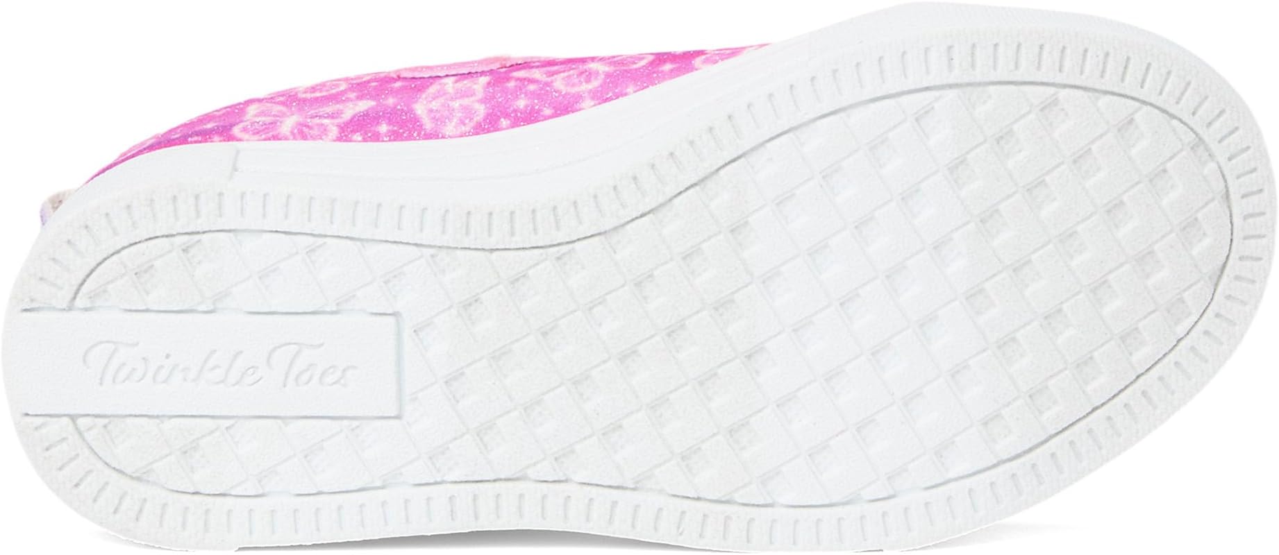 Кроссовки SKECHERS KIDS Twinkle Sparks - Ombre Flutte, цвет Hot Pink/Multi — фото 3