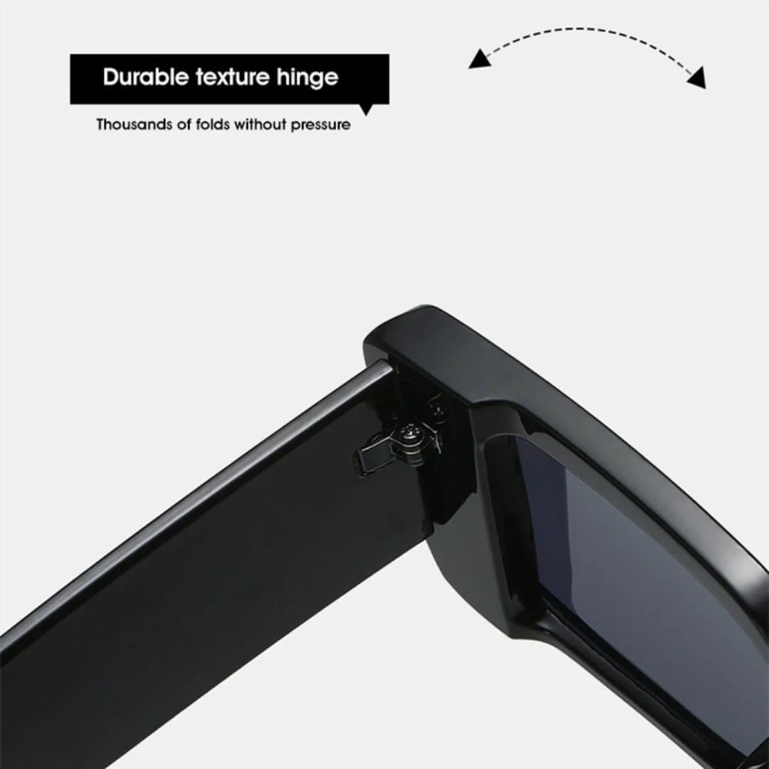 

Популярные модные квадратные двухцветные женские солнцезащитные очки в стиле ретро с заклепками и широкими дужками, мужские солнцезащитные очки UV400 UATXTAU, Leopard