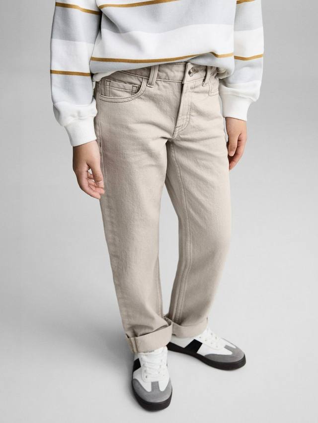 

Детские джинсы Regular Fit Mango, Grey