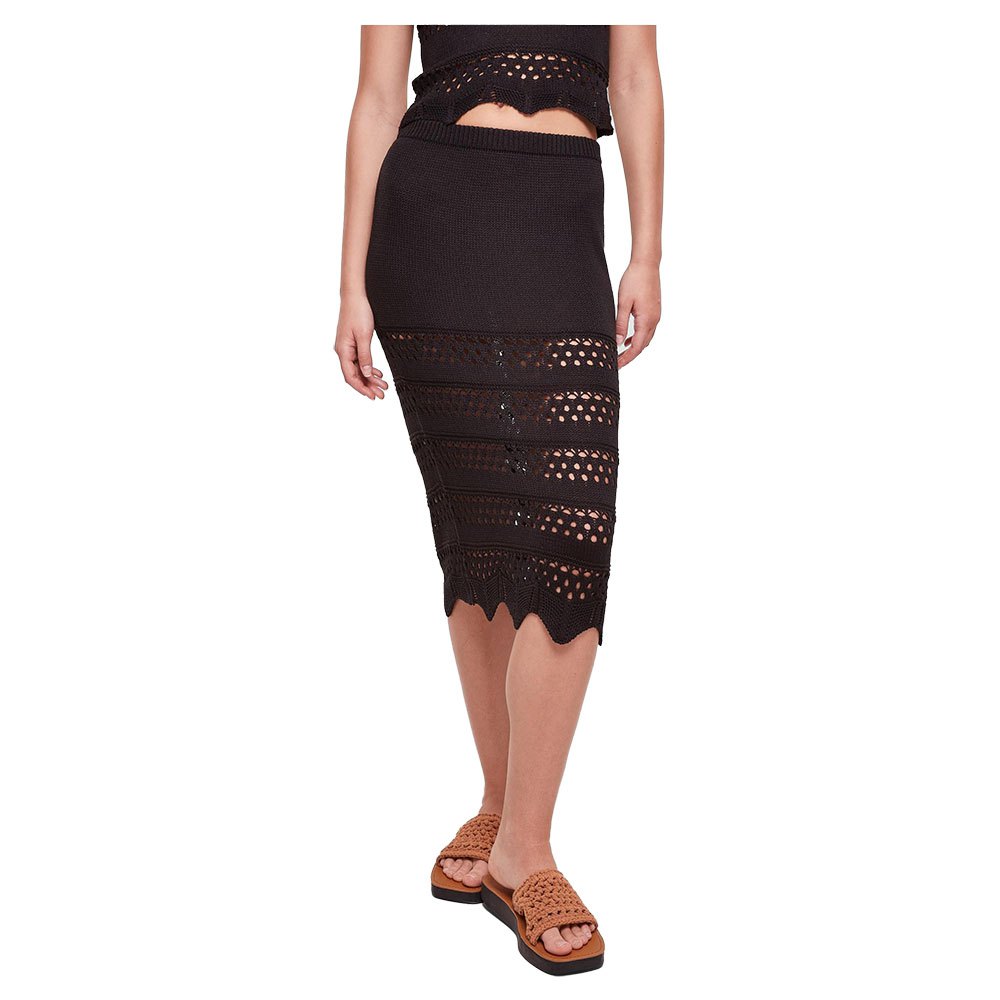 

Юбка Urban Classics Crochet Midi, черный