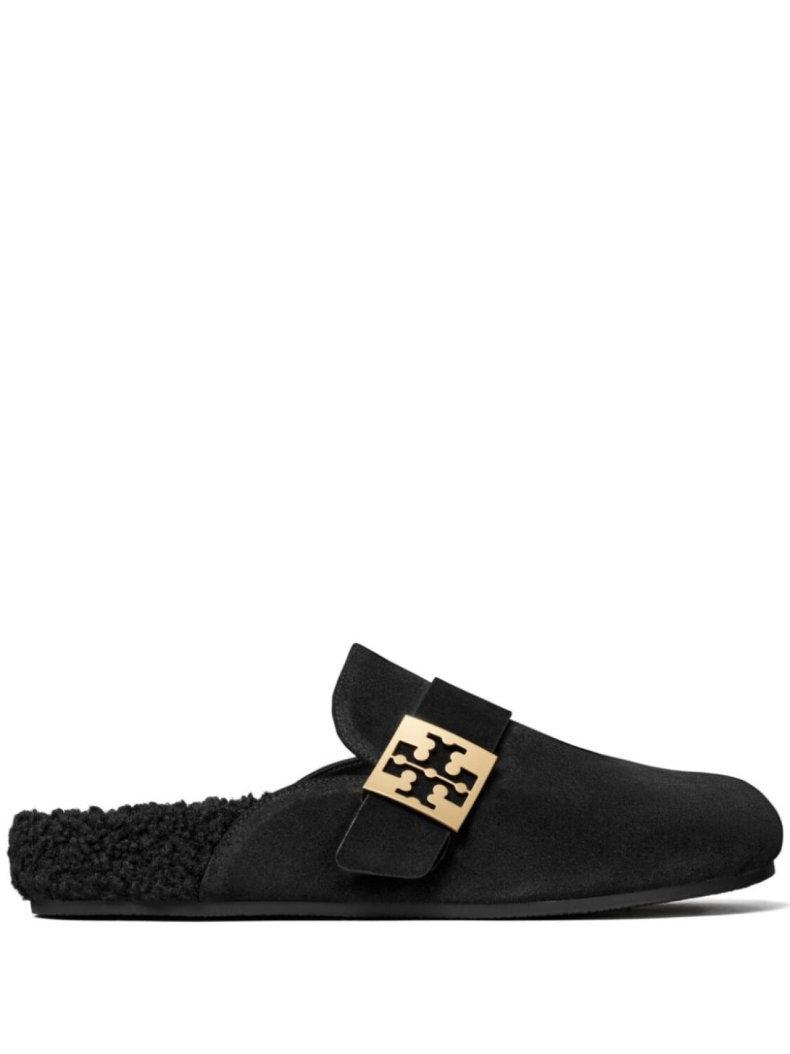 Мюли из овчины Tory Burch Mellow, черный
