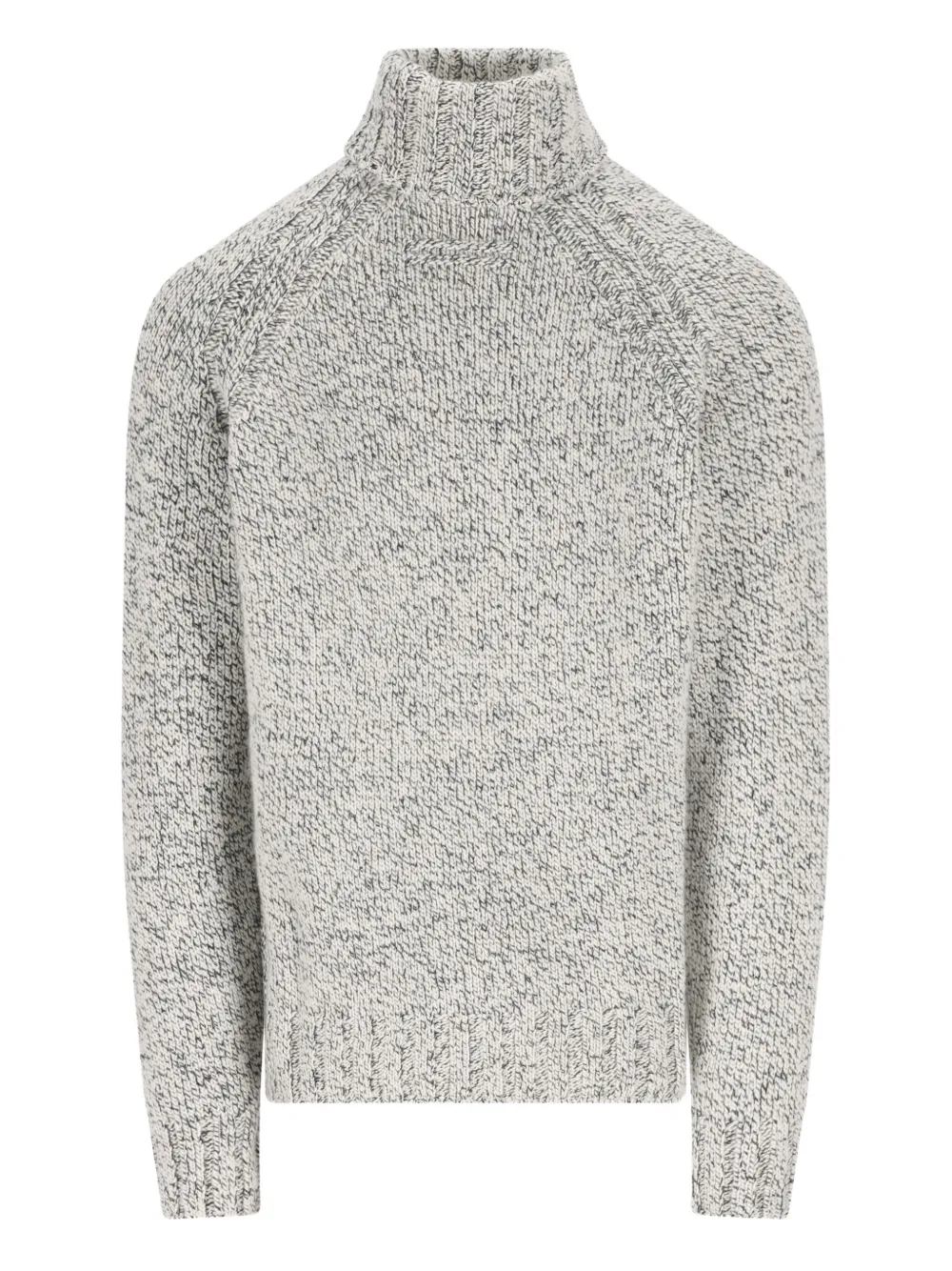 

Свитер с высоким воротом и рукавами-реглан Zegna, серый