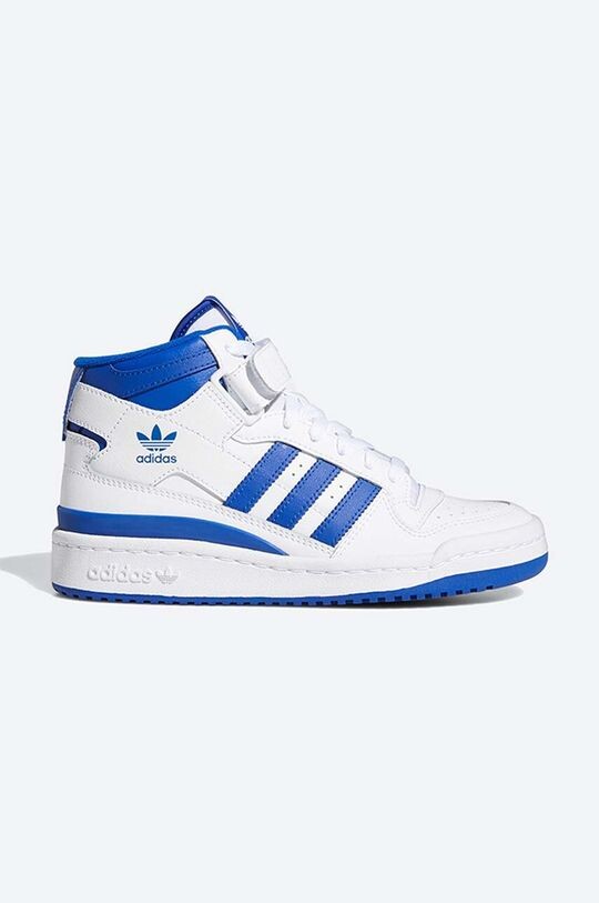 Кожаные кроссовки Forum Mid adidas Originals, белый
