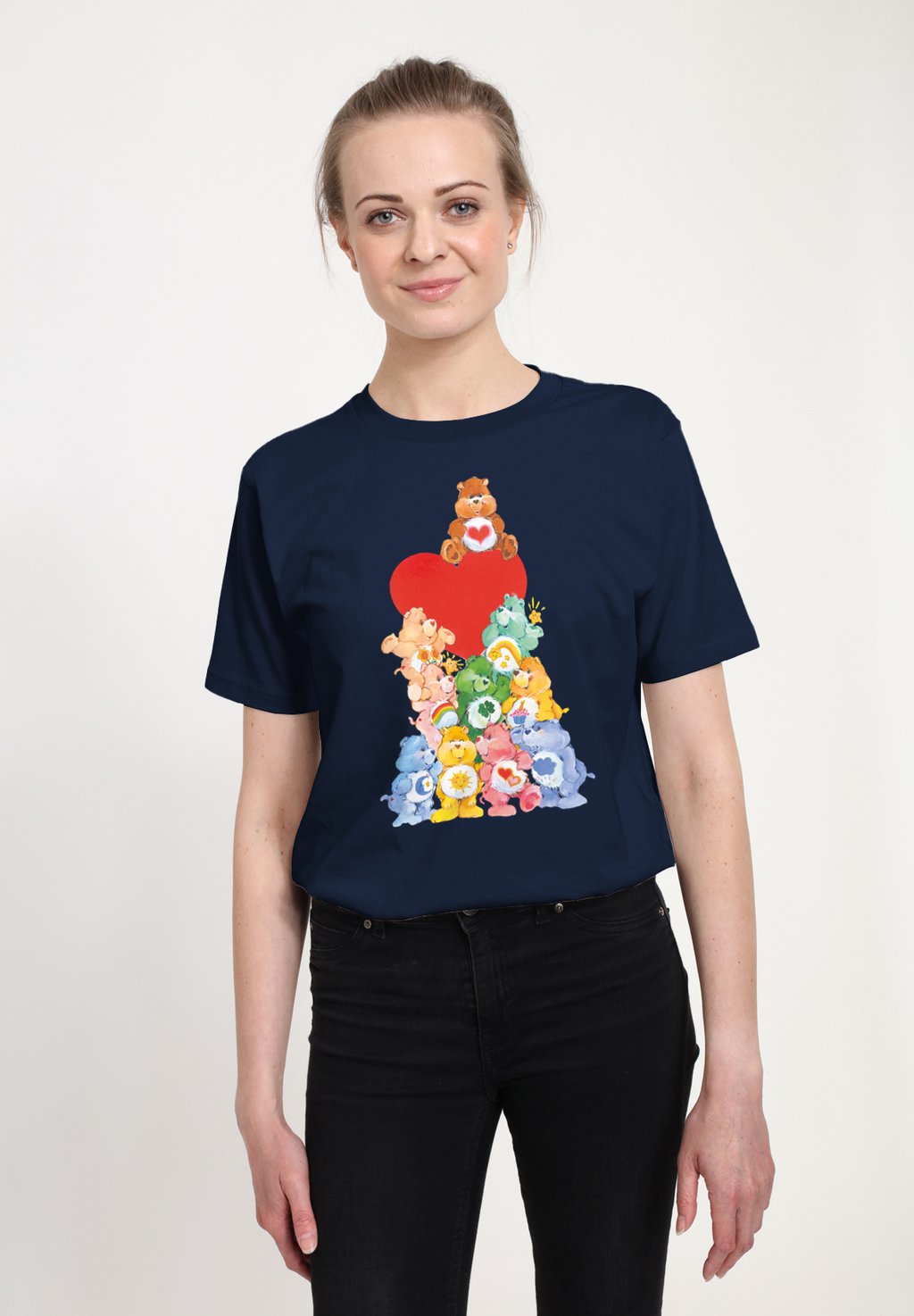 

Футболка с принтом CARE BEARS THE ORIGINAL Henry Tiger, темно-синий