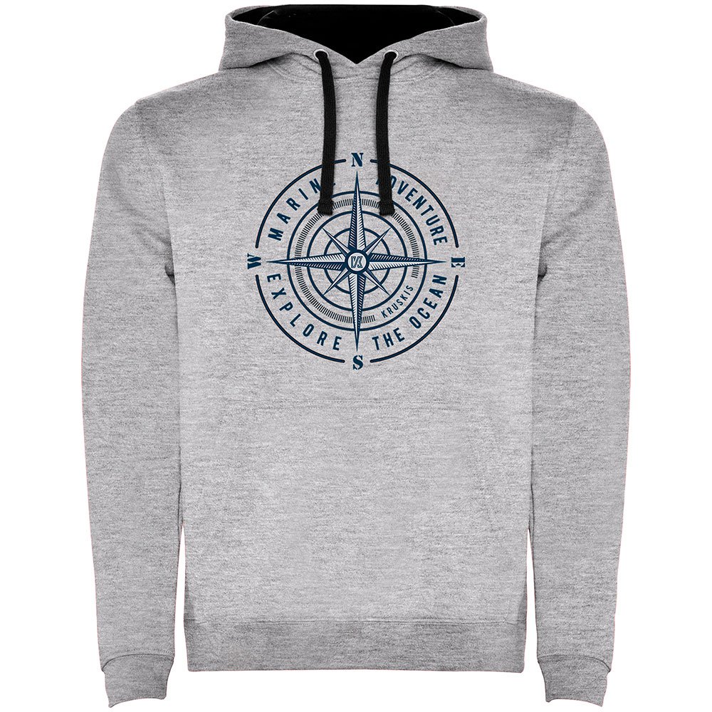 

Худи Kruskis Compass Rose Two-Colour, серый