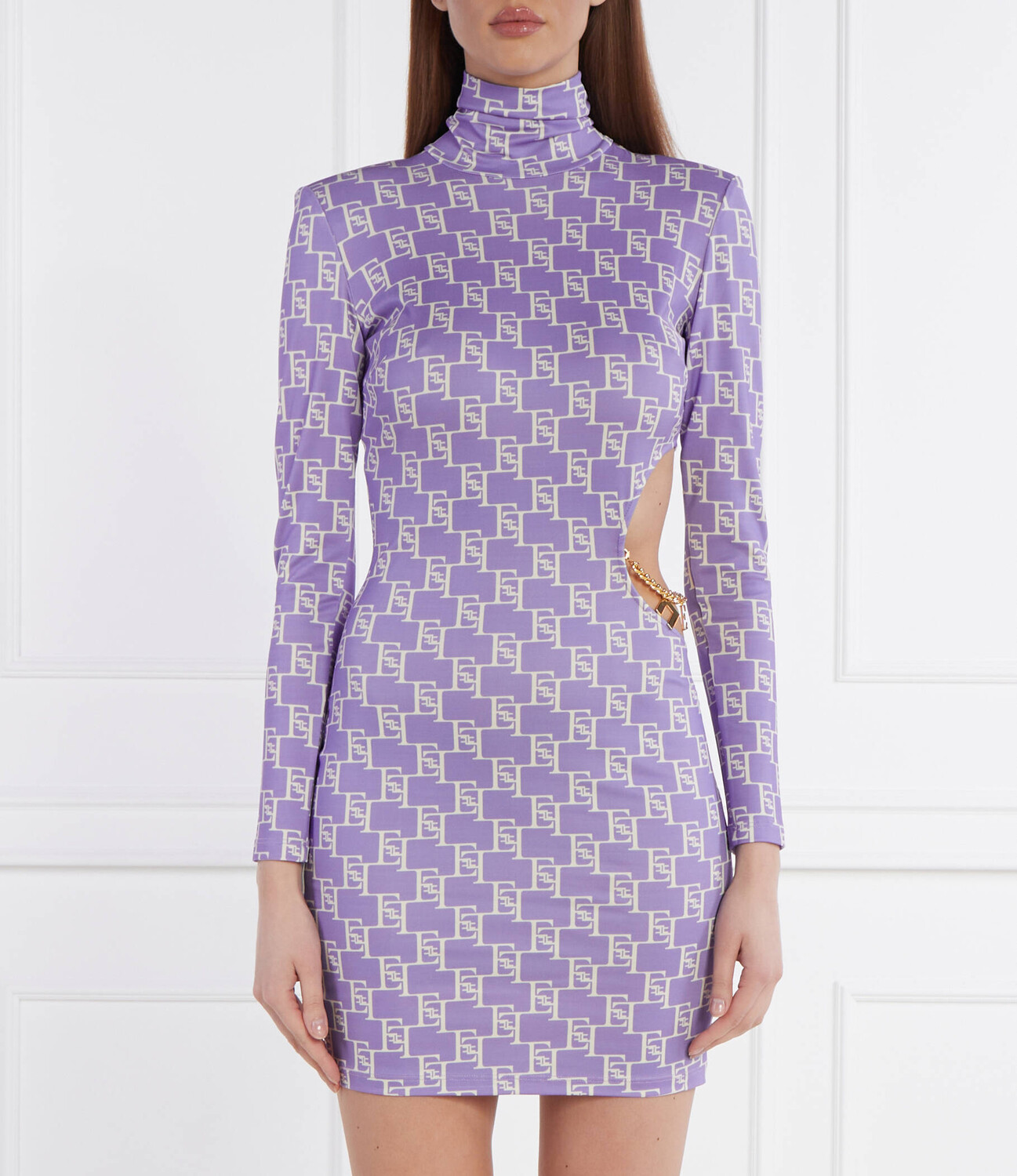 

Платье Elisabetta Franchi, фиолетовый