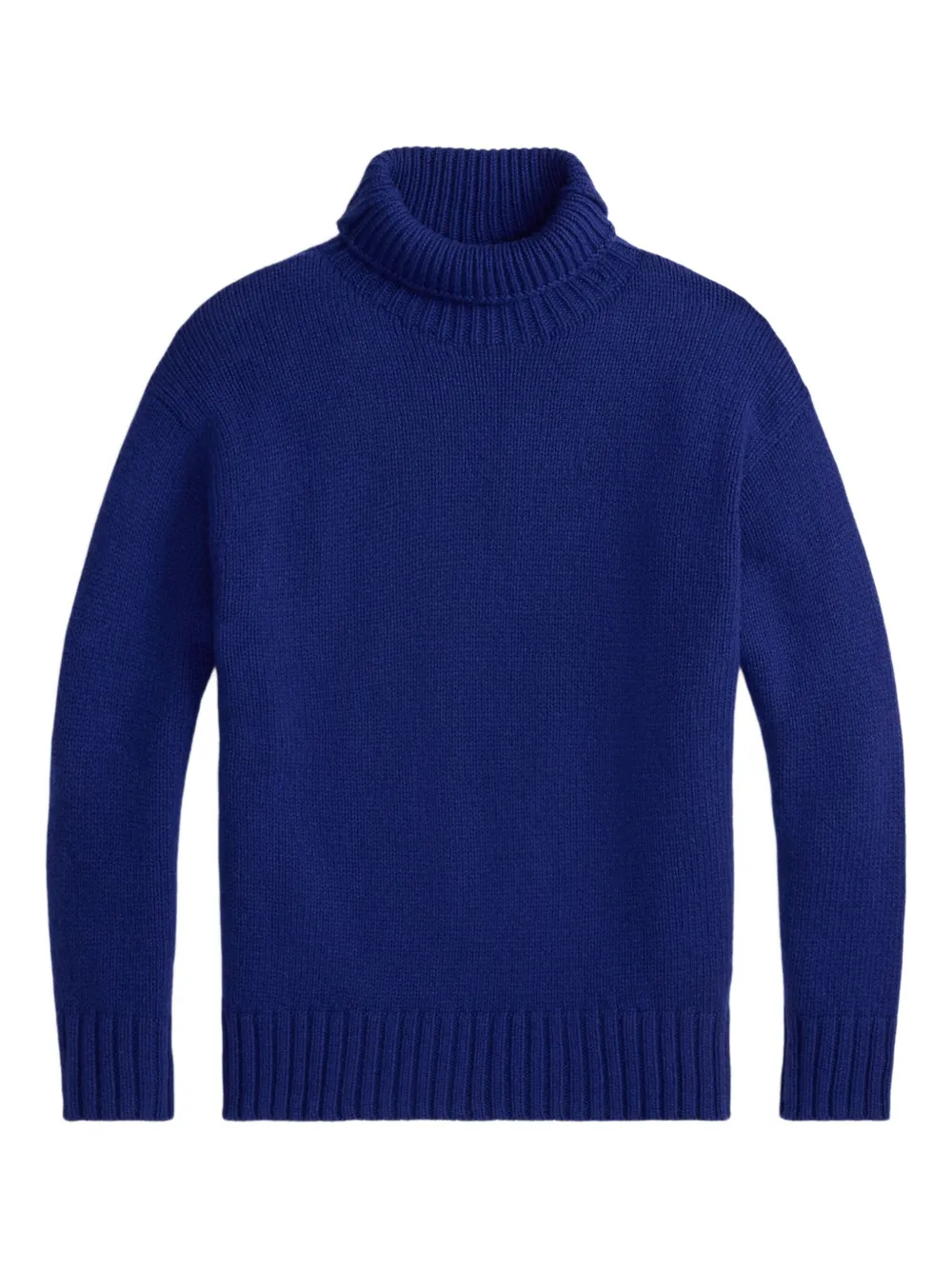 

Шерстяной свитер с высоким воротником POLO RALPH LAUREN, синий