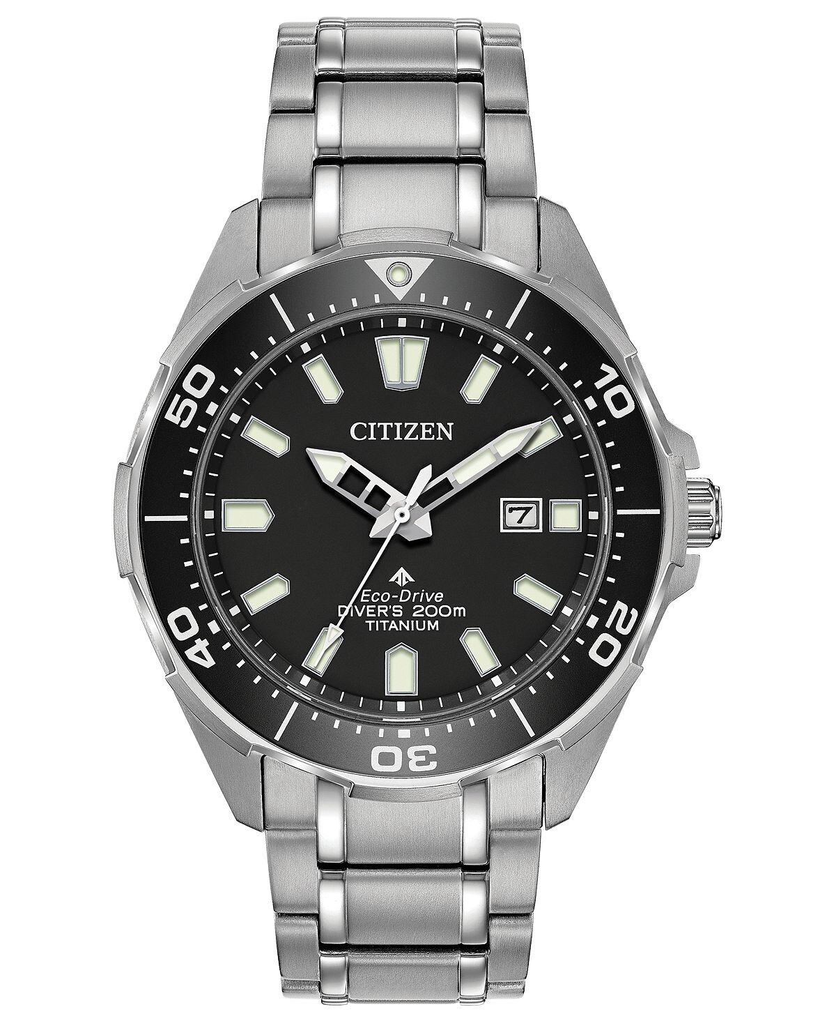 

Мужские часы Eco-Drive Promaster Diver с супер-титановым браслетом, 44 мм Citizen