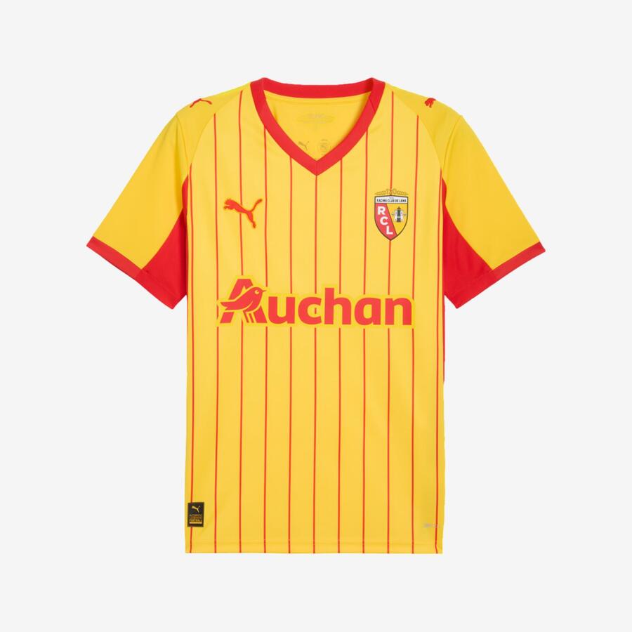 

PUMA Женская/мужская футбольная майка — официальная домашняя майка RC Lens 25/26