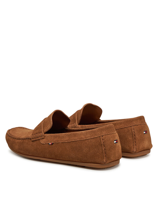 Мокасины Tommy Hilfiger Casual Hilfiger Suede Driver FM0FM04998, коричневый — фото 3