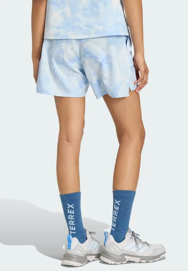Спортивные шорты w mt sd Adidas Terrex, White/Glow Blue — фото 2
