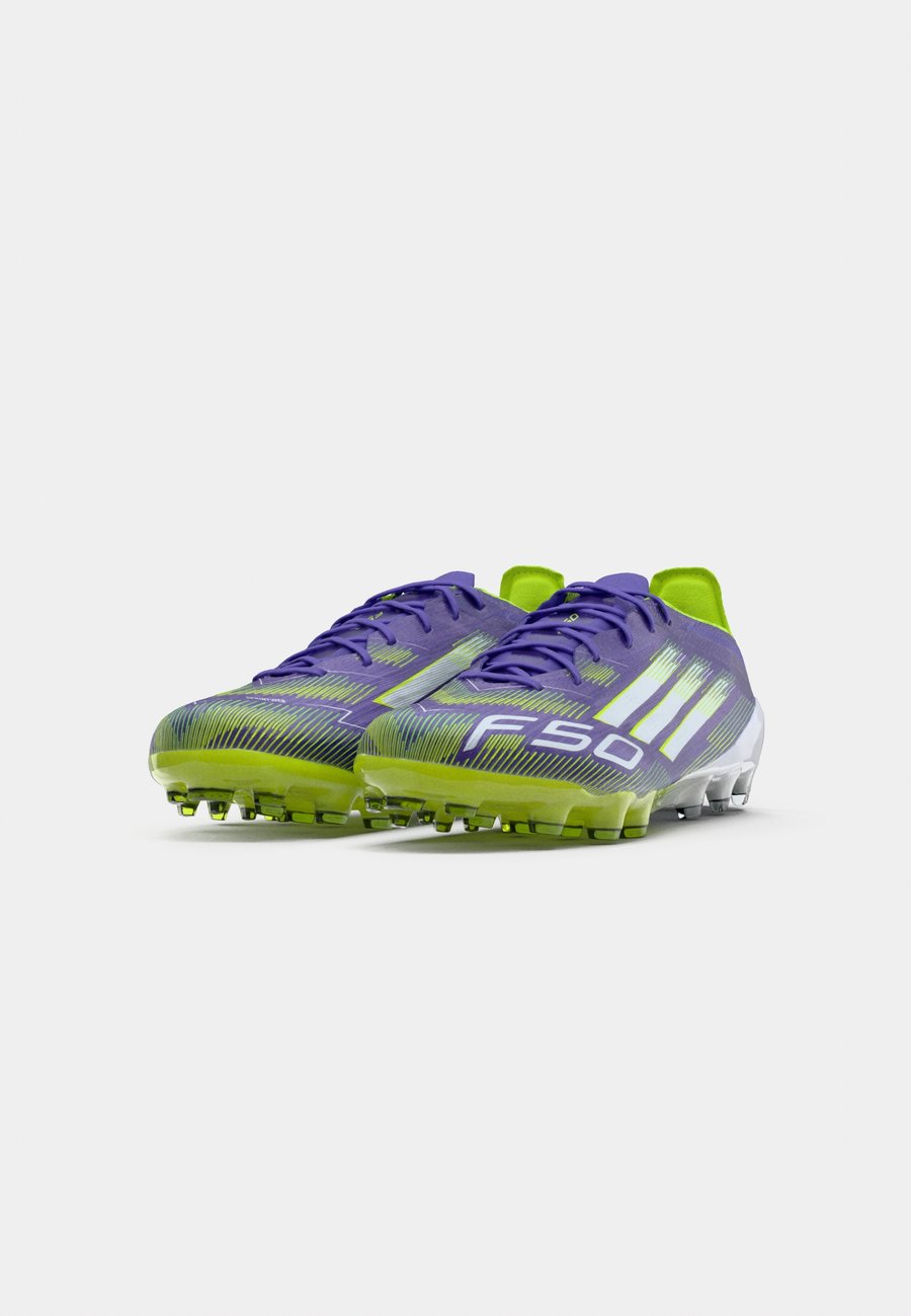 Кроссовки Adidas Performance F50 ELITE ARTIFICIAL GROUND FOOTBALL BOOTS, Purple Rush White Lucid Lemon/Purple — фото 4