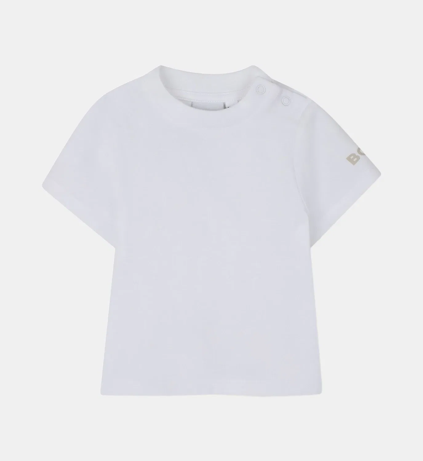 Комплект комбинезон и футболка Boss Kidswear, бежевый — фото 4