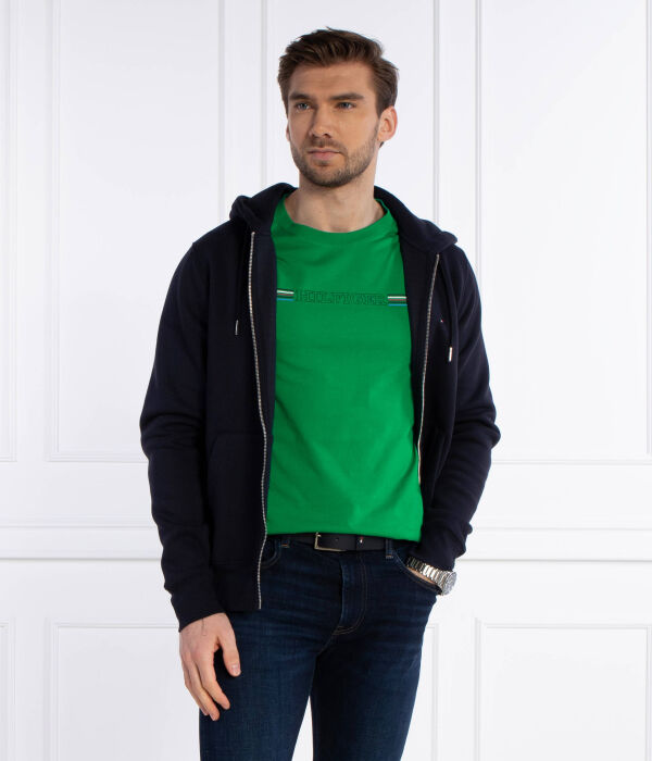 Футболка Tommy Hilfiger Slim Fit, зеленый — фото 3