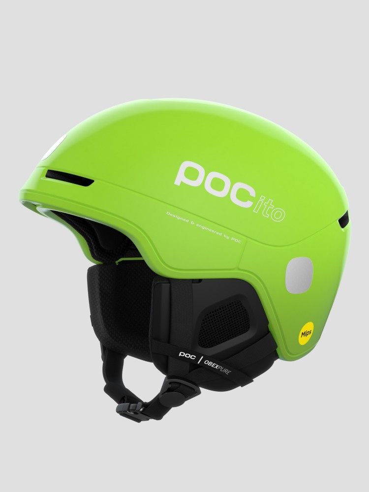 

Шлем для сноуборда POC Pocito Obex MIPS Kids Helm, fluorescent yellow/green