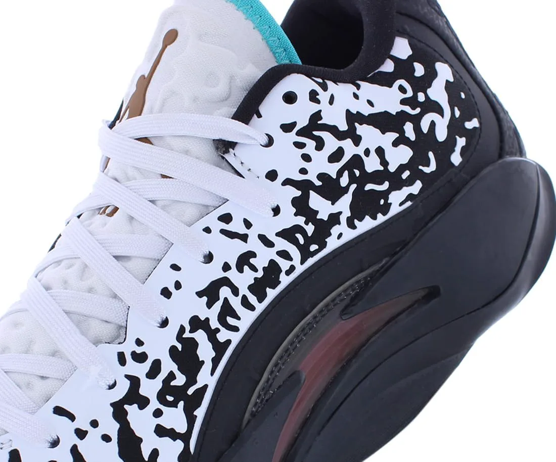 Мужские кроссовки Jordan Zion 3 (DR0675-106, белый/университетский красный/цементно-серый) Nike, черный — фото 3
