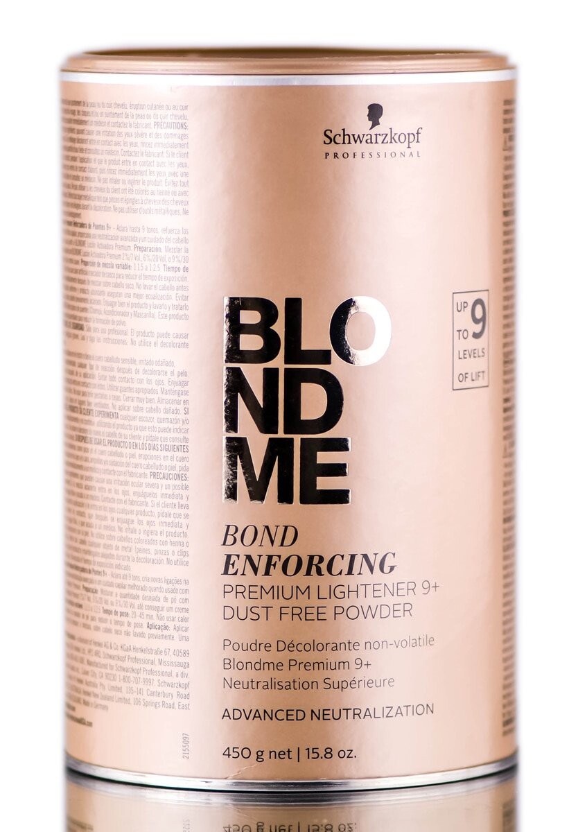 

Schwarzkopf Blond Me Bond Enforcing Premium Lift 9+, порошок-осветлитель 450 г