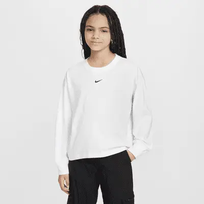 Лонгслив Nike Sportswear Essential, белый