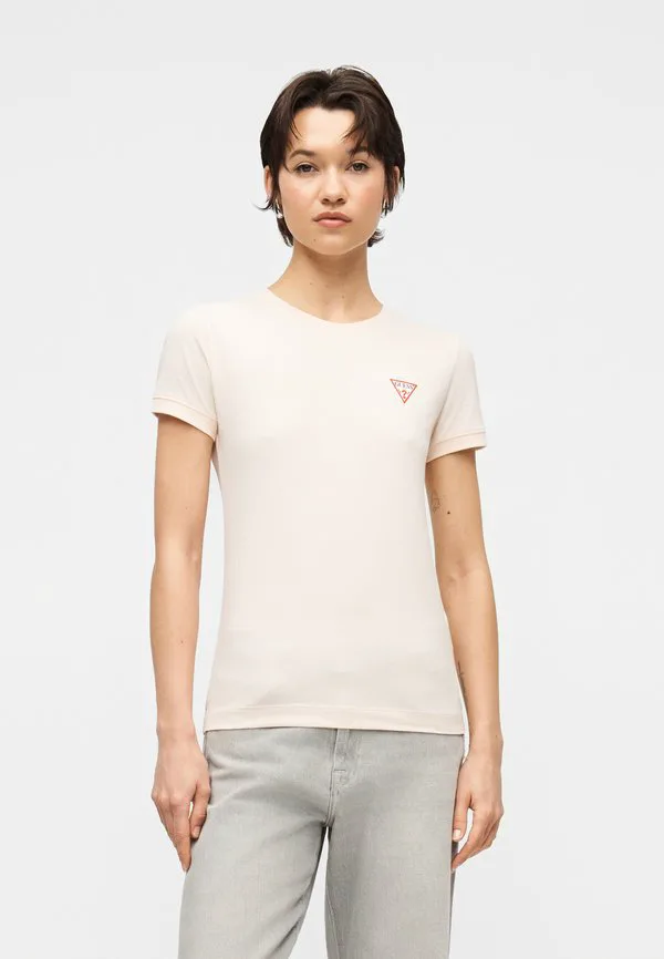 

Мини-Футболка с треугольником, базовая футболка Guess, Cosmic Vanilla, Желтый, Мини-Футболка с треугольником, базовая футболка Guess, Cosmic Vanilla