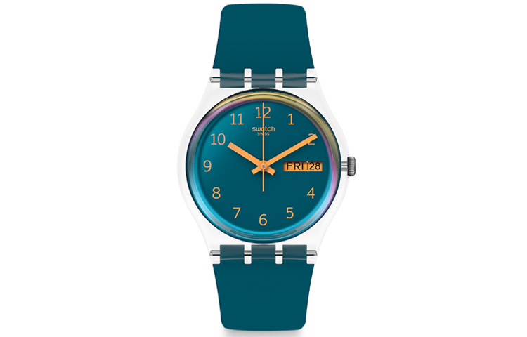 

Унисекс-часы 34 мм синие GE721 SWATCH