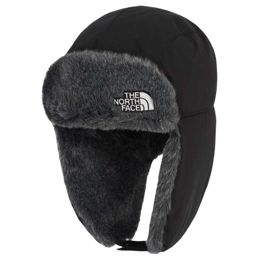 

Траппер-шапка из полиэстера унисекс черная THE NORTH FACE
