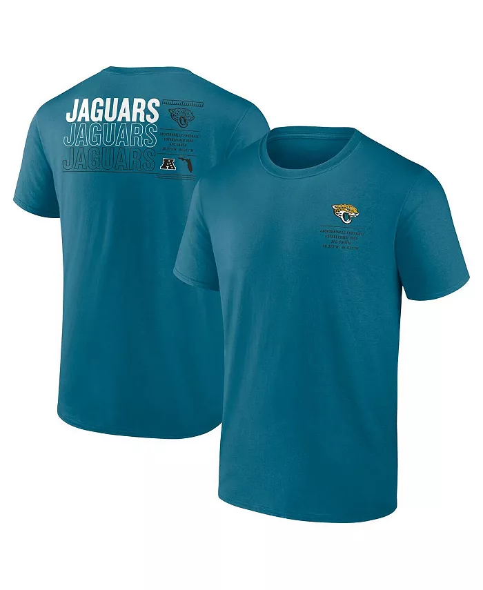 

Мужская бирюзовая футболка Jacksonville Jaguars Repeat Stats Fanatics
