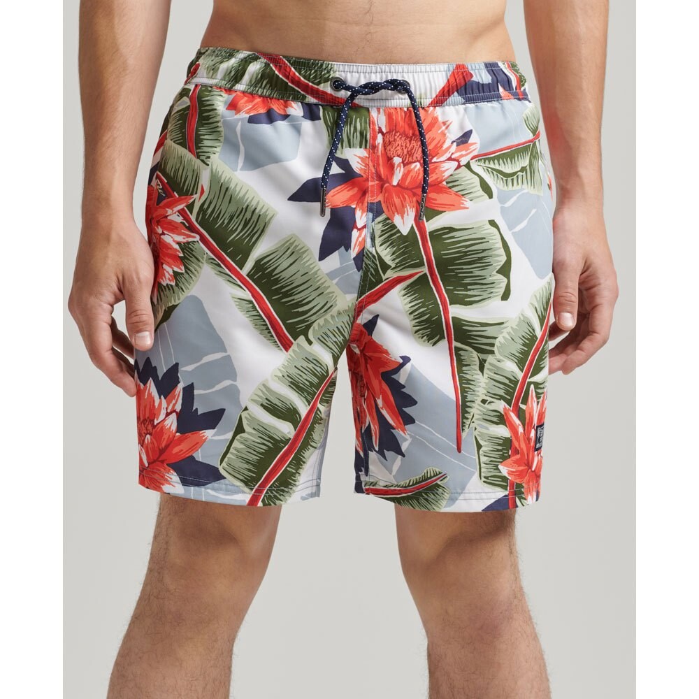 

Шорты для плавания Superdry Vintage Hawaiian, белый