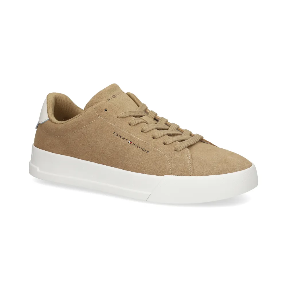 

Замшевые кроссовки на шнуровке Tommy Hilfiger, нейтральный