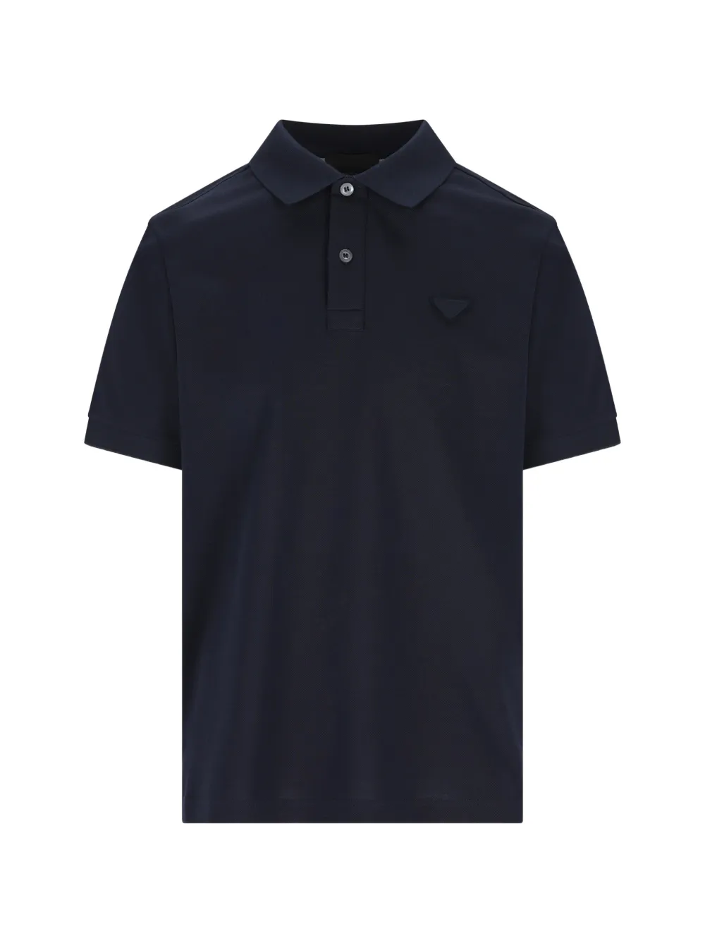 

Футболка с логотипом-треугольником Prada, синий