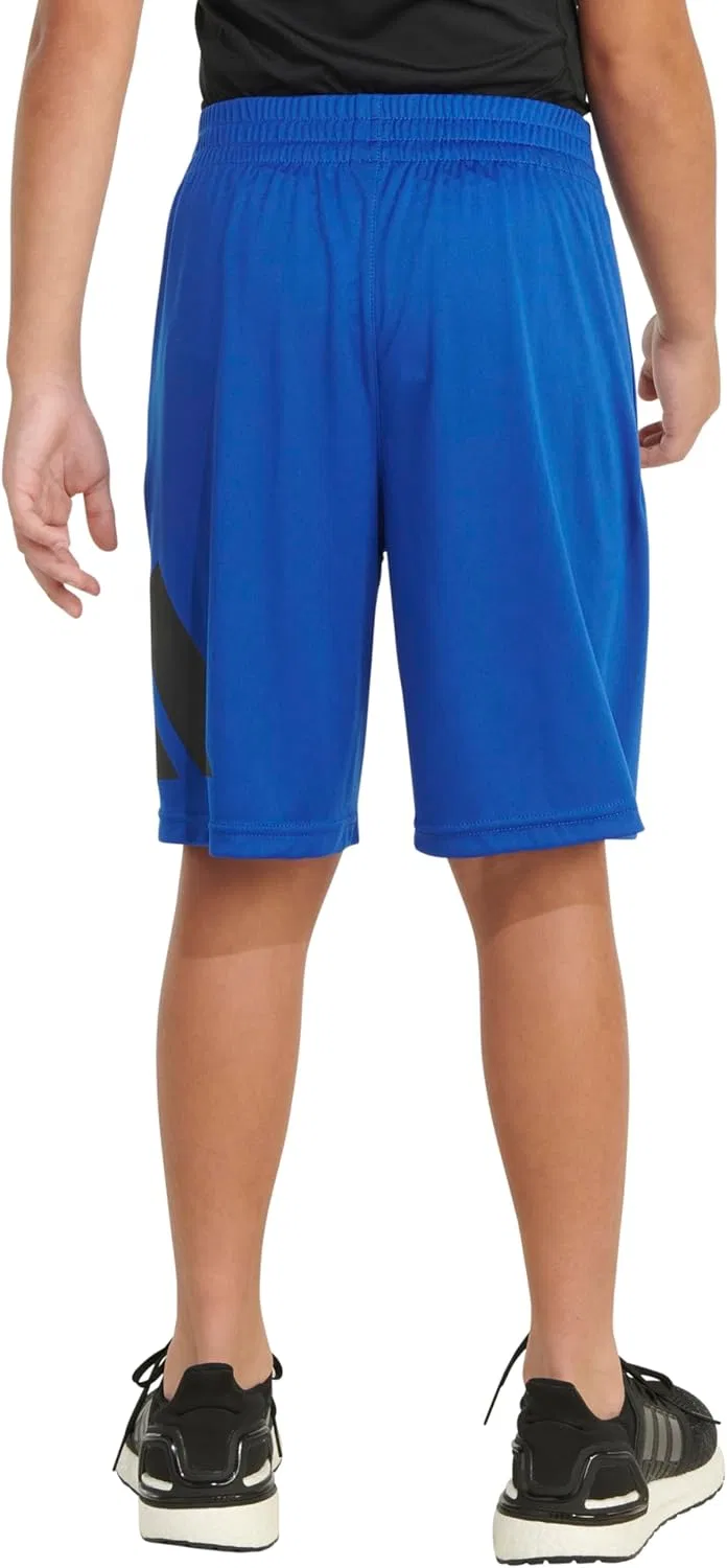Детские спортивные шорты Adidas с эластичным поясом, модель Essential, Blue Royal — фото 4
