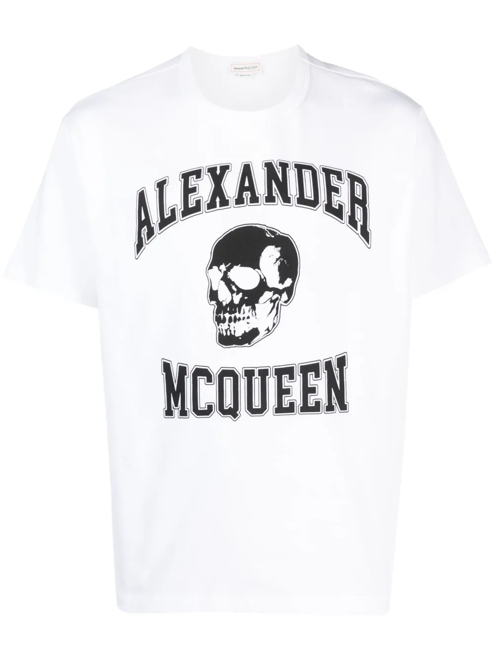 

Футболка с логотипом Alexander McQueen, белый