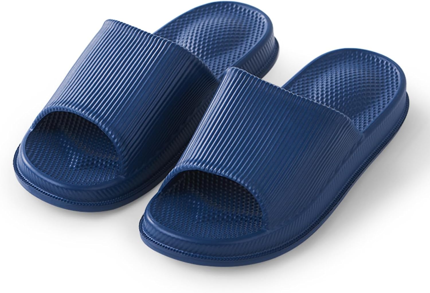 

Тапочки utune с массажной подошвой, нескользящие, женские летние для ванной, для дома, с антибактериальной мягкой подошвой из ЭВА, мужские, синий